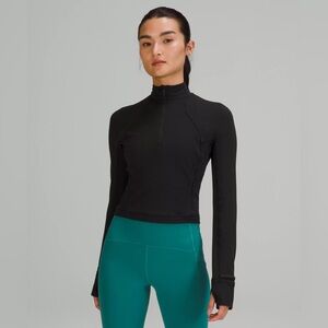 Lululemon It’s Rulu Run Cropped Half Zip